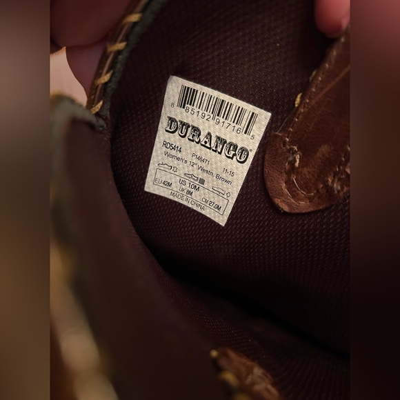 Durango Women's Sew Sassy Western Cowboy Boot - Picture 16 of 16